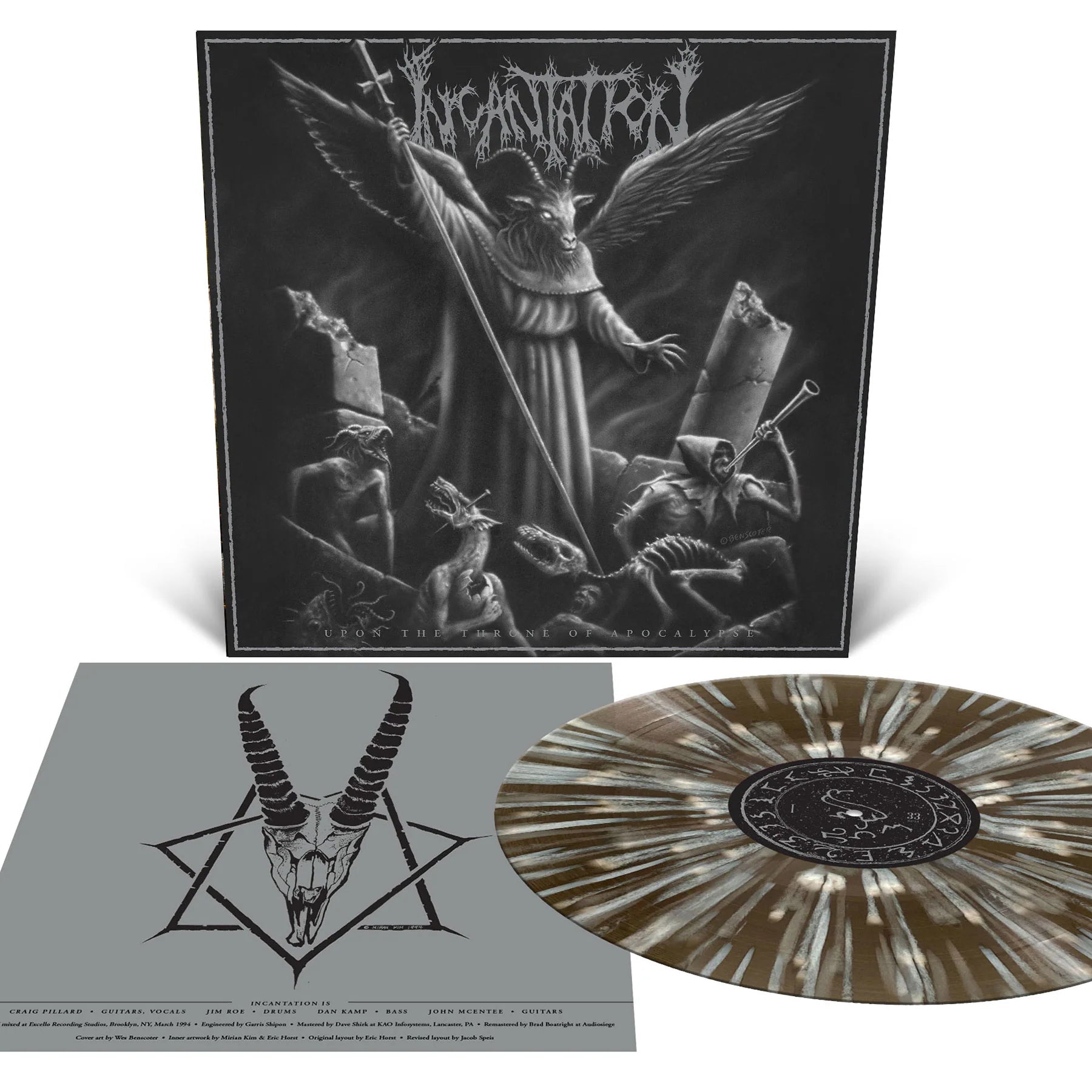 INCANTATION  "Upon the Throne of Apocalypse (Reissue)"   12'' LP