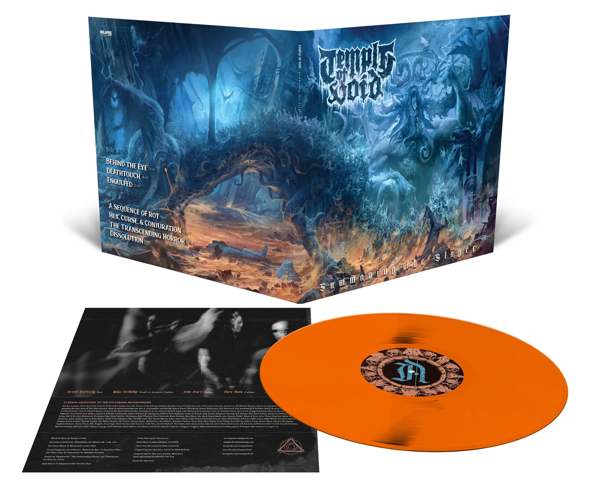 TEMPLE OF VOID  "Summoning the Slayer"  Gatefold  12'' LP