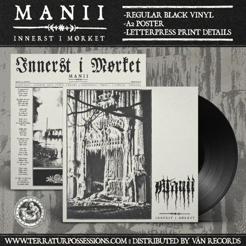 MANII "Innerst I Moerket" 12'' LP