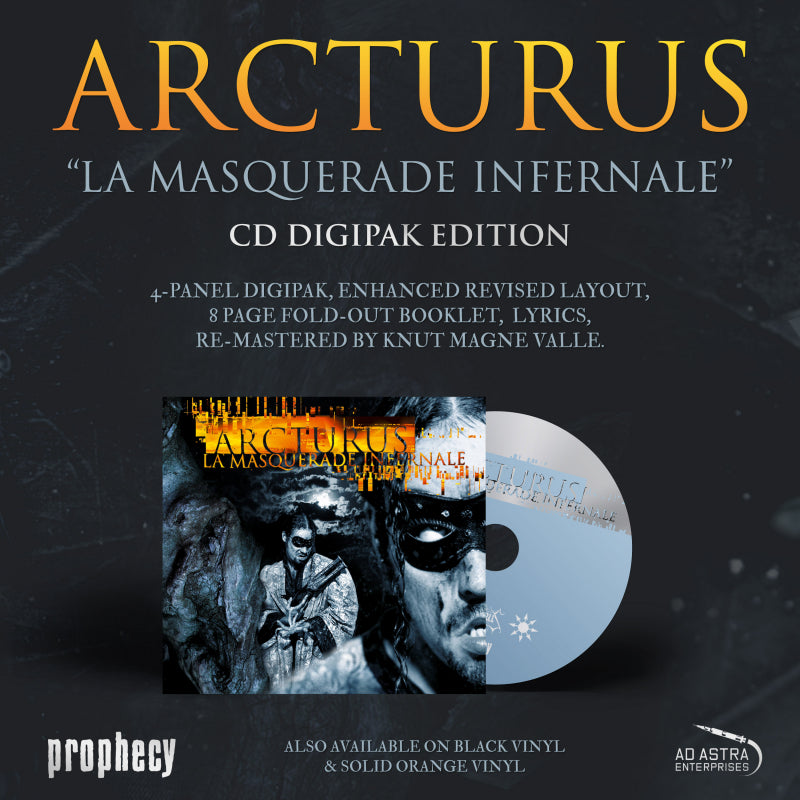 ARCTURUS  "La Masquerade Infernale" CD Digipak